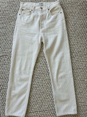 100% Organic Cotton Agolde 90s Jeans White (25)